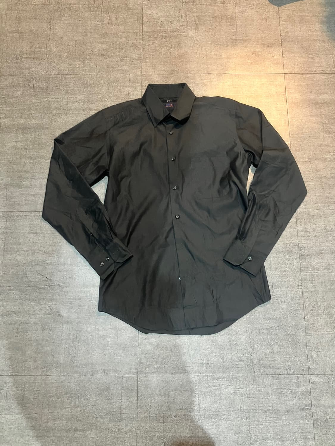 일본빈티지 Stylish 올드스쿨스트릿 원포켓 셔츠 챠콜그레이 상품이미지1