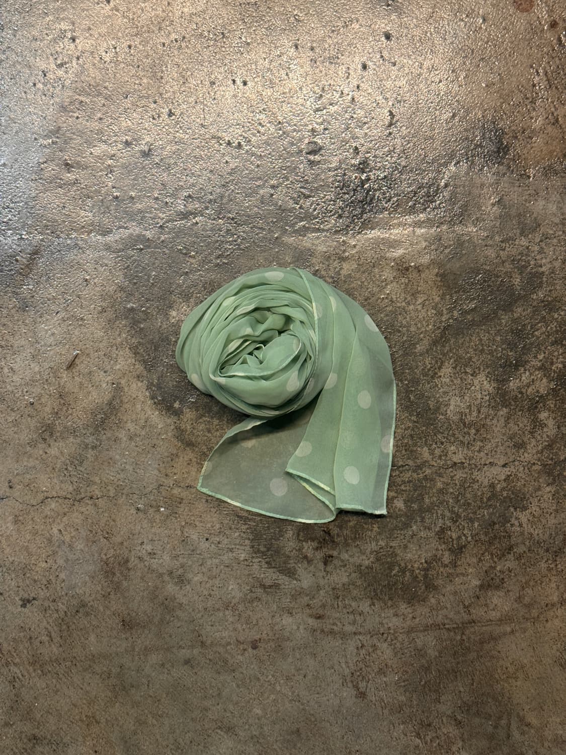 OS ) Japanese Vintage Dot Scarf 상품이미지1