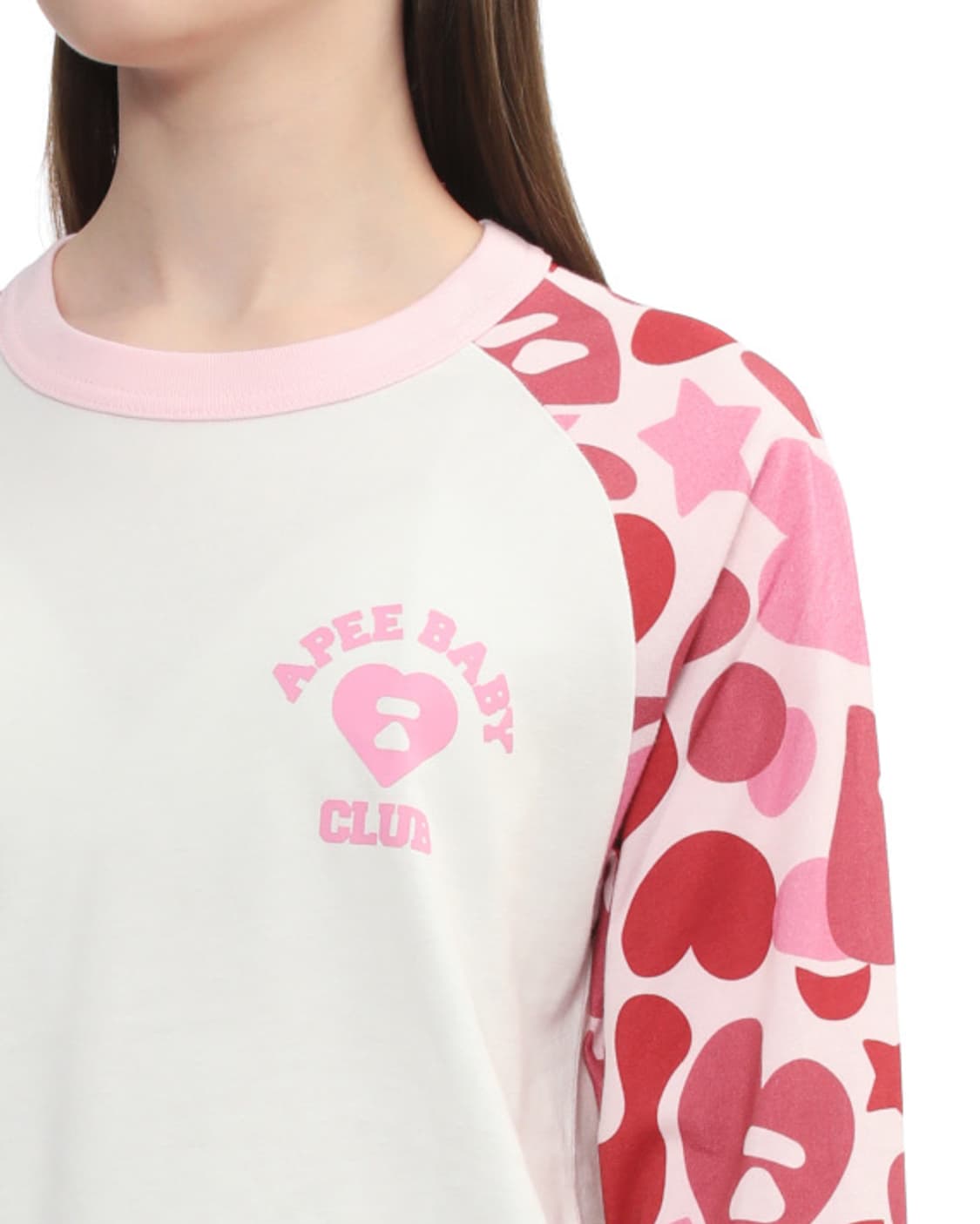 (오더) 베이프 APEE 카모 래글런 티셔츠 상품이미지4