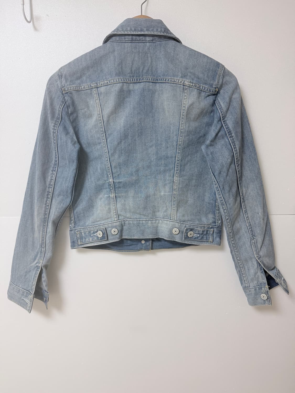 🖤 리바이스 Levi’s 연청 데님자켓 S 여성 크롭 청자켓 🖤 상품이미지4