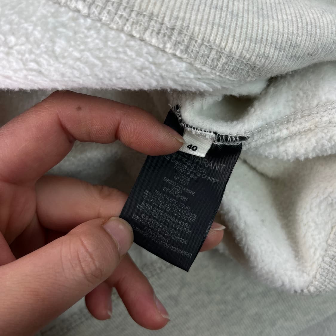 95 이자벨마랑 빅로고 맨투맨  상품이미지5