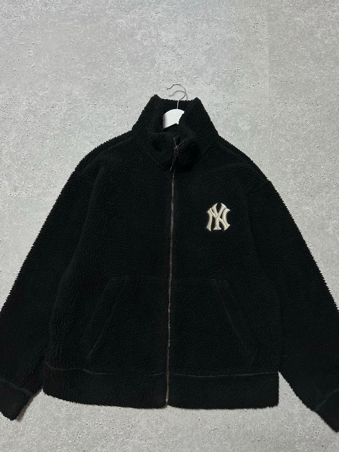 MLB 뉴욕양키스 빅로고 플리스 집업 상품이미지3