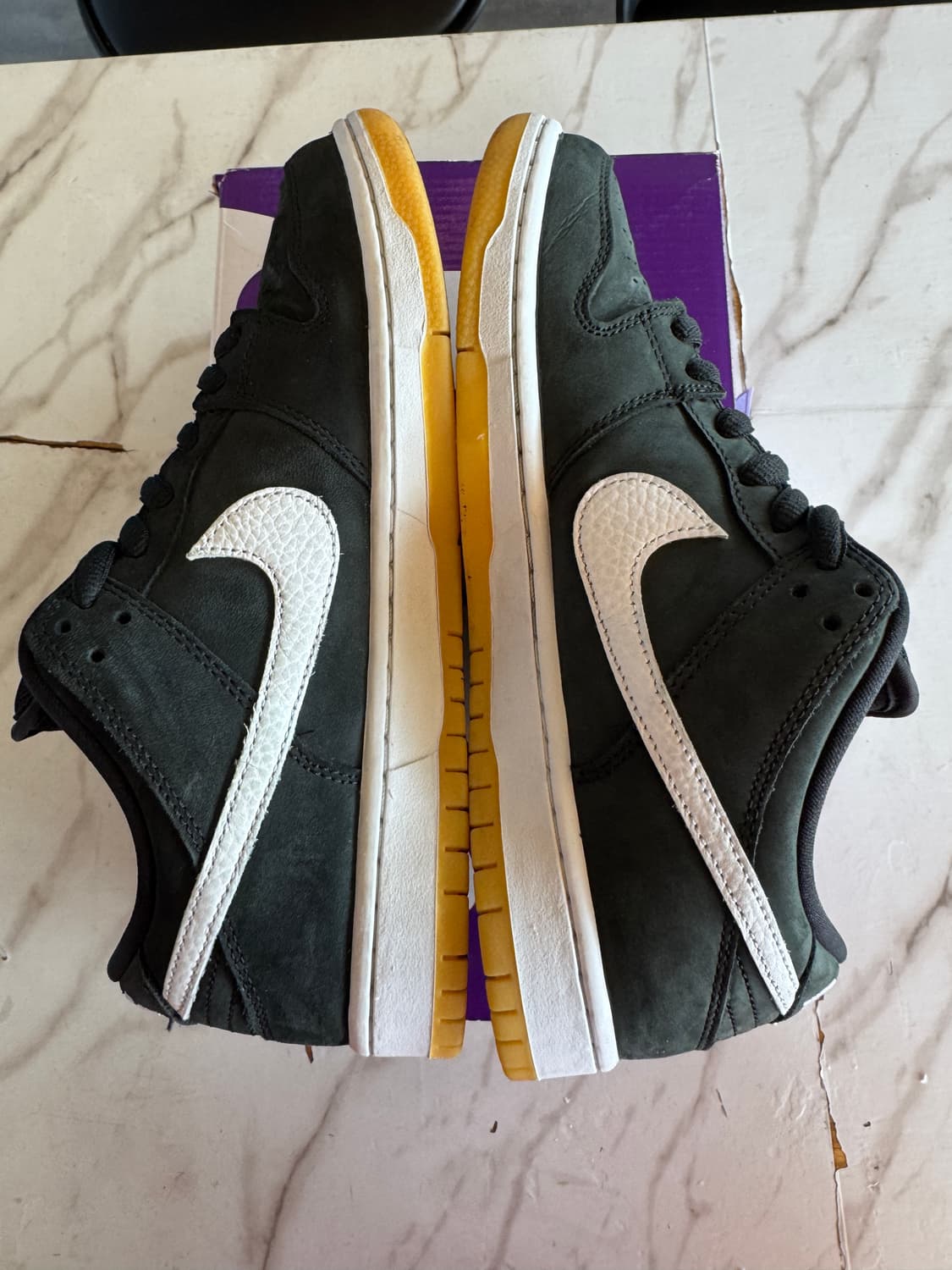 나이키SB 덩크 로우 프로 블랙 화이트 270 팝니다 상품이미지3