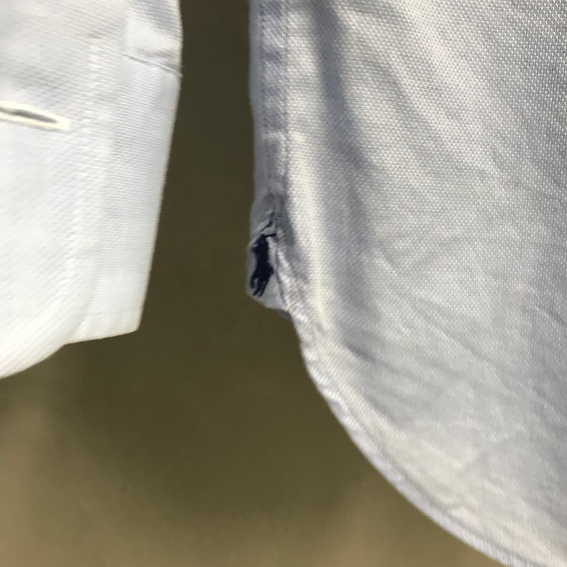 폴로 랄프로렌 솔리드 셔츠 블루 15/38 상품이미지5