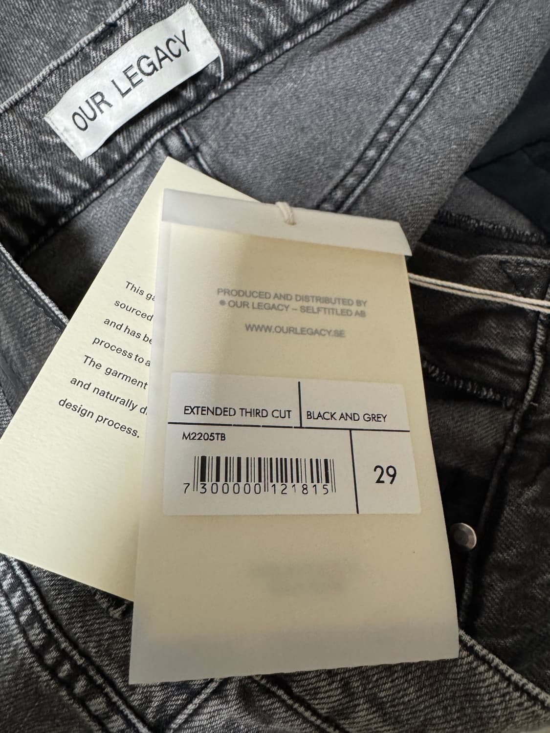 아워레가시 익스텐디드 써드컷(블랙 그레이, 29) 상품이미지7