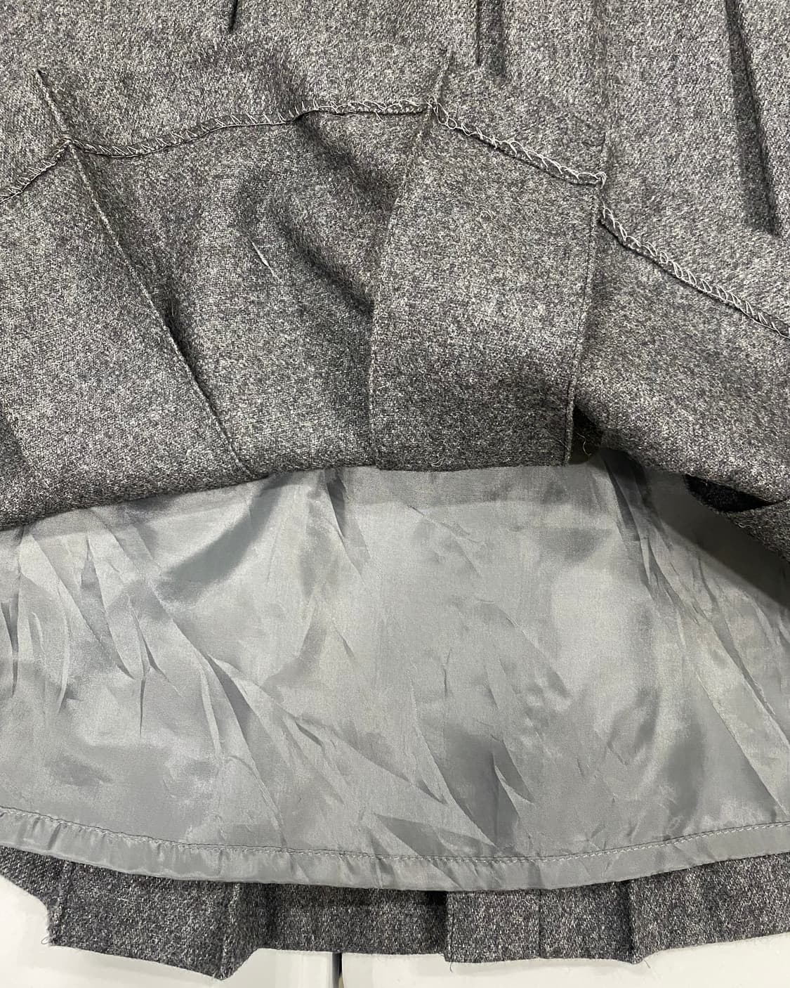일본st 챠콜 미디 스커트  상품이미지4