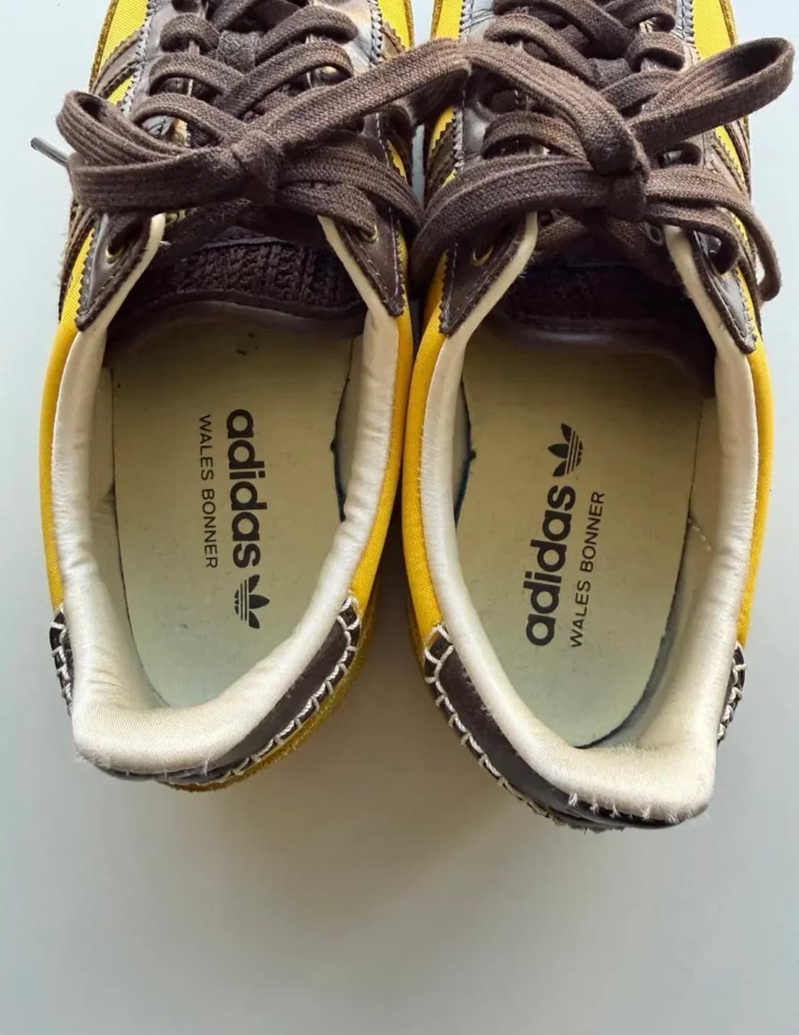 아디다스 웨일즈보너 재팬 옐로우 다크 브라운 260 상품이미지4
