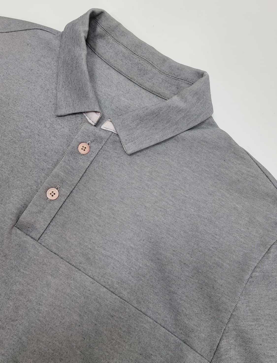 TIME 한섬 타임 옴므 카라 반팔 티셔츠 / 남 95 그레이
 상품이미지3