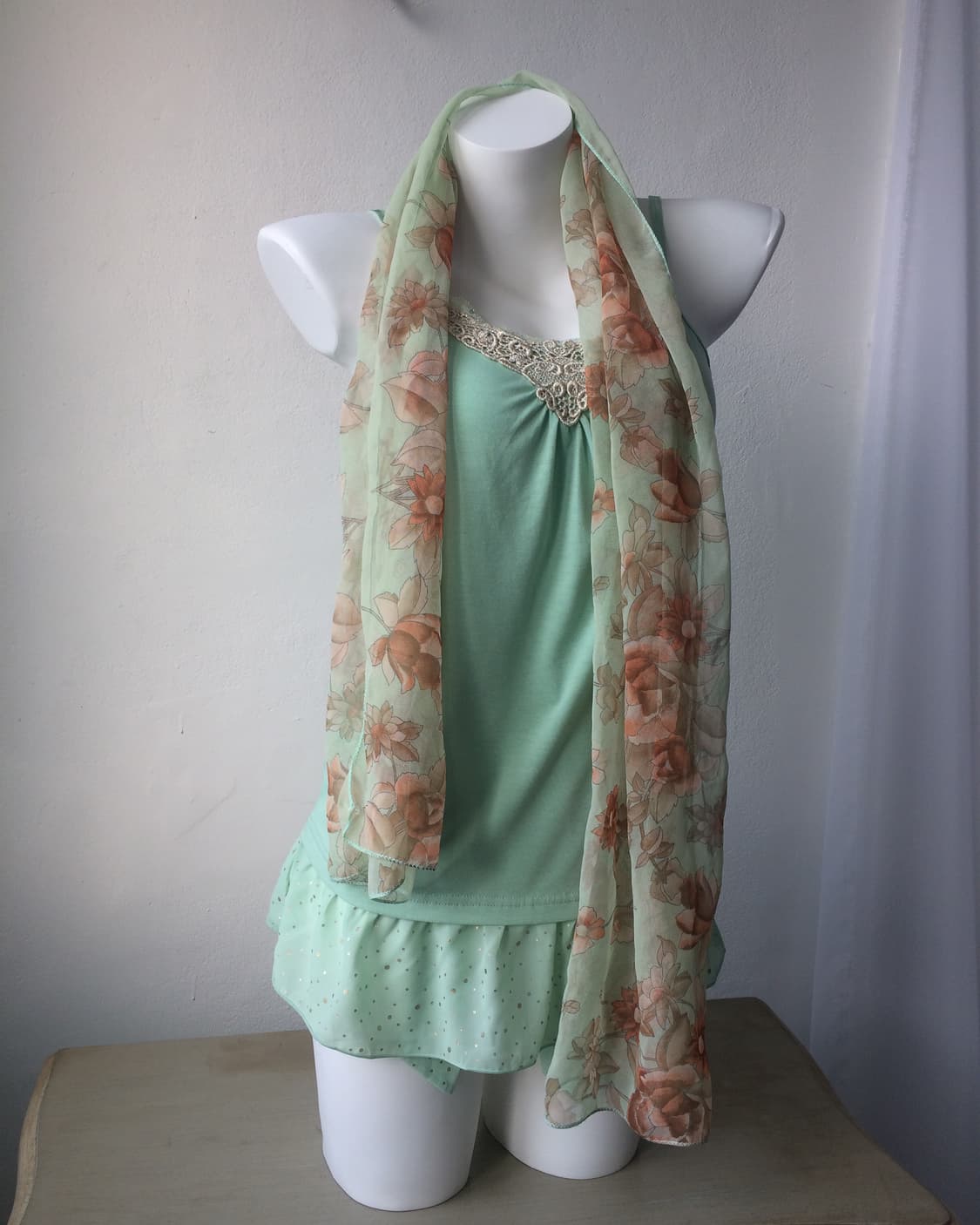 flower pattern scarf 상품이미지3