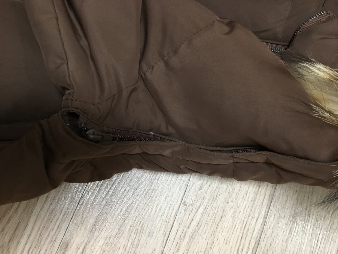 갸루 빈티지 울프죠 패딩 상품이미지3