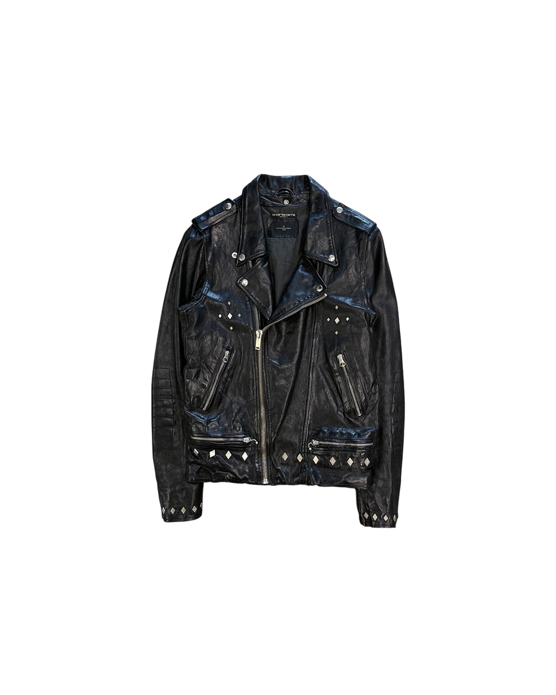 골든구스 스터드 바이컷 자켓 블랙 상품이미지4