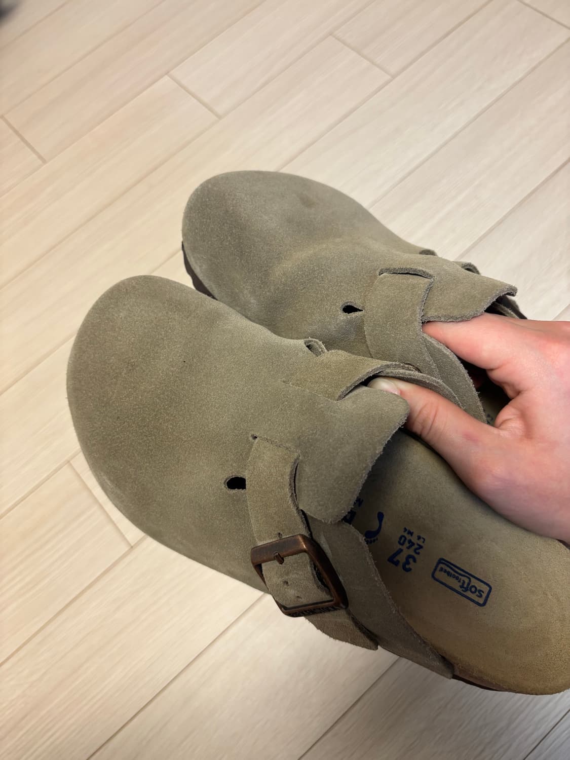 버켄스탁 보스턴 타우페 토프 내로우 EU37 (235~240) 상품이미지1