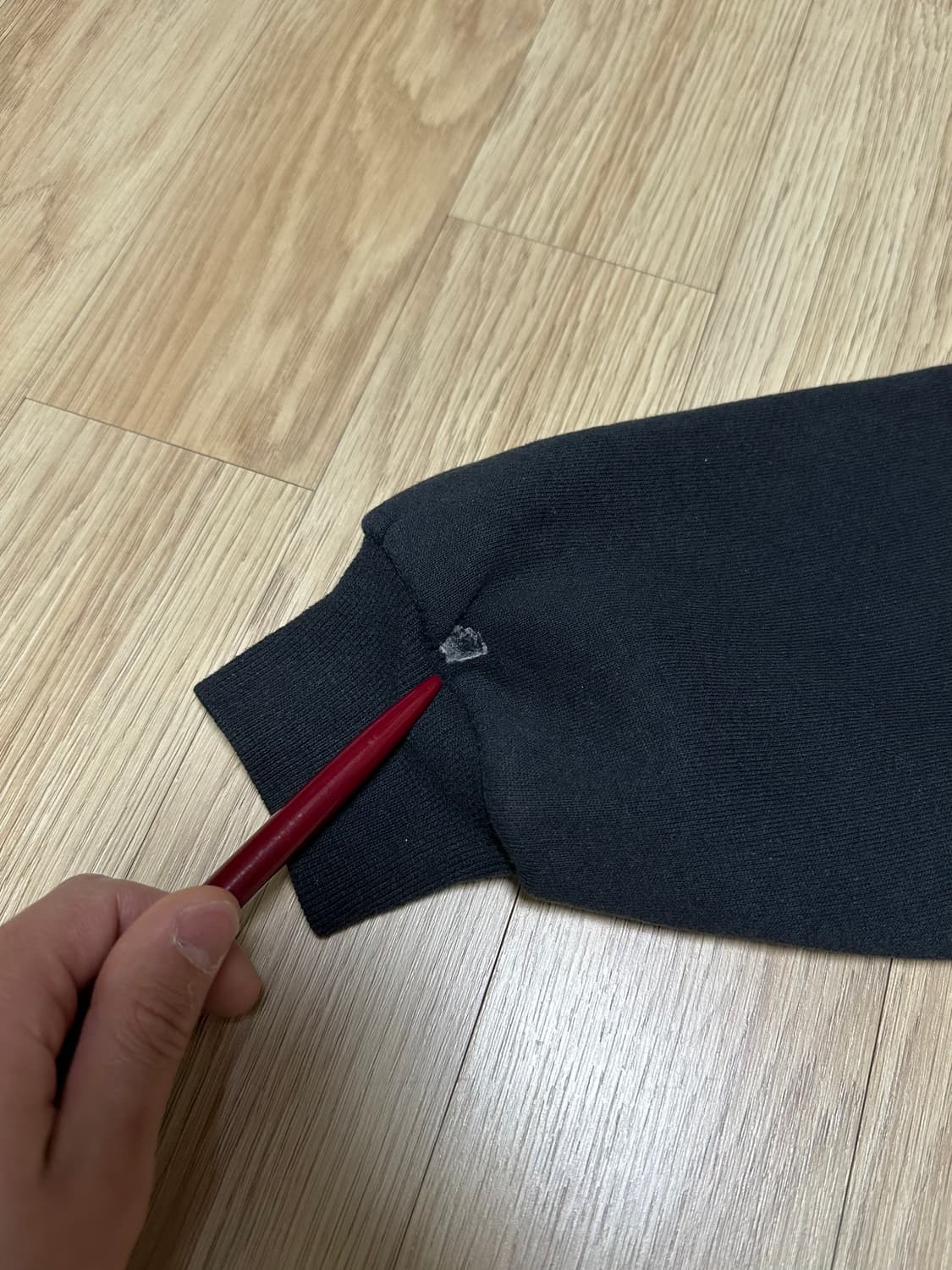 90s 빈티지 러셀 후드집업 블랙 L 상품이미지9