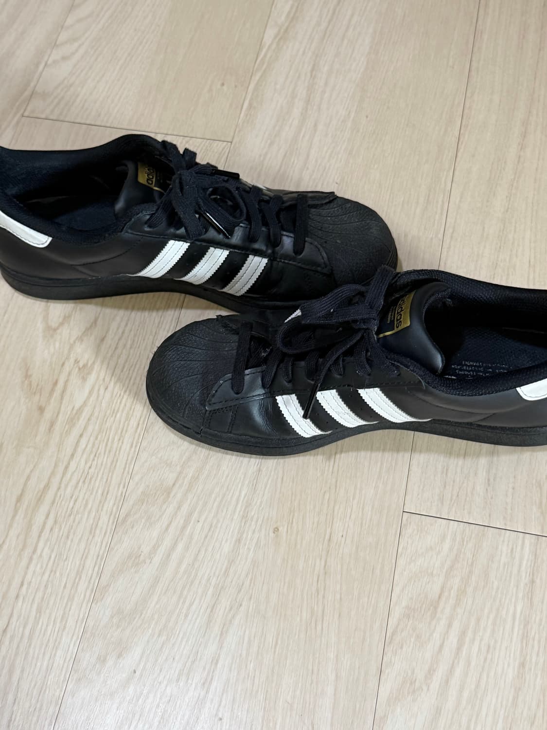 아디다스 슈퍼스타 블랙 275 상품이미지3