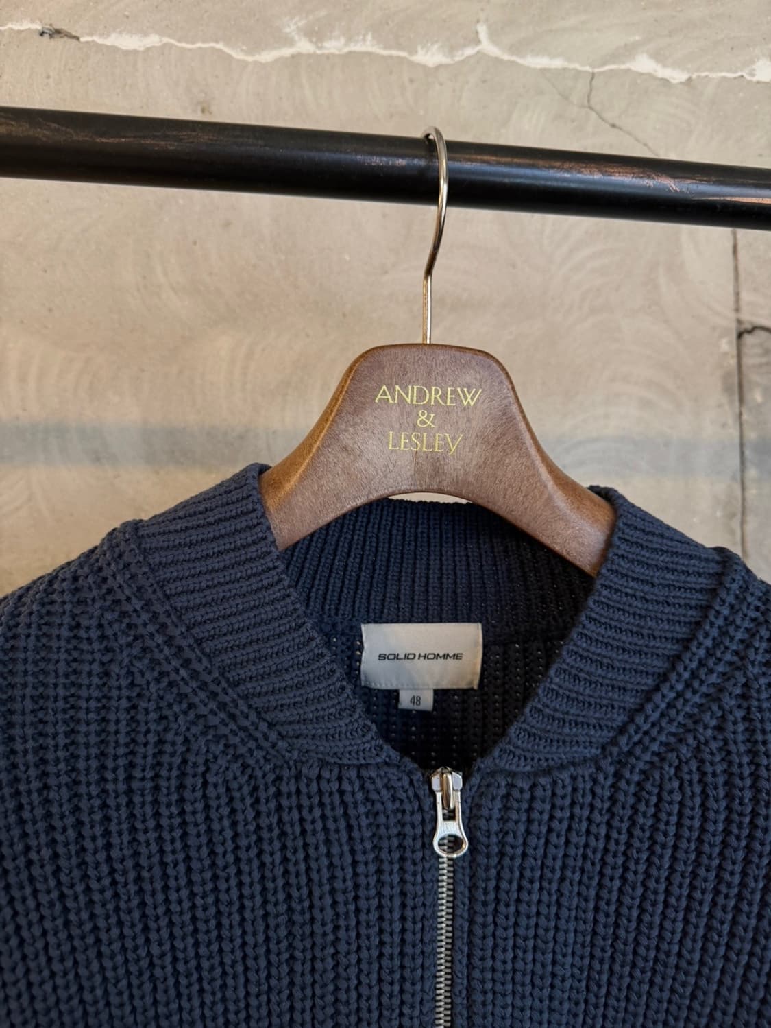 솔리드옴므 짚업 가디건 100 상품이미지7