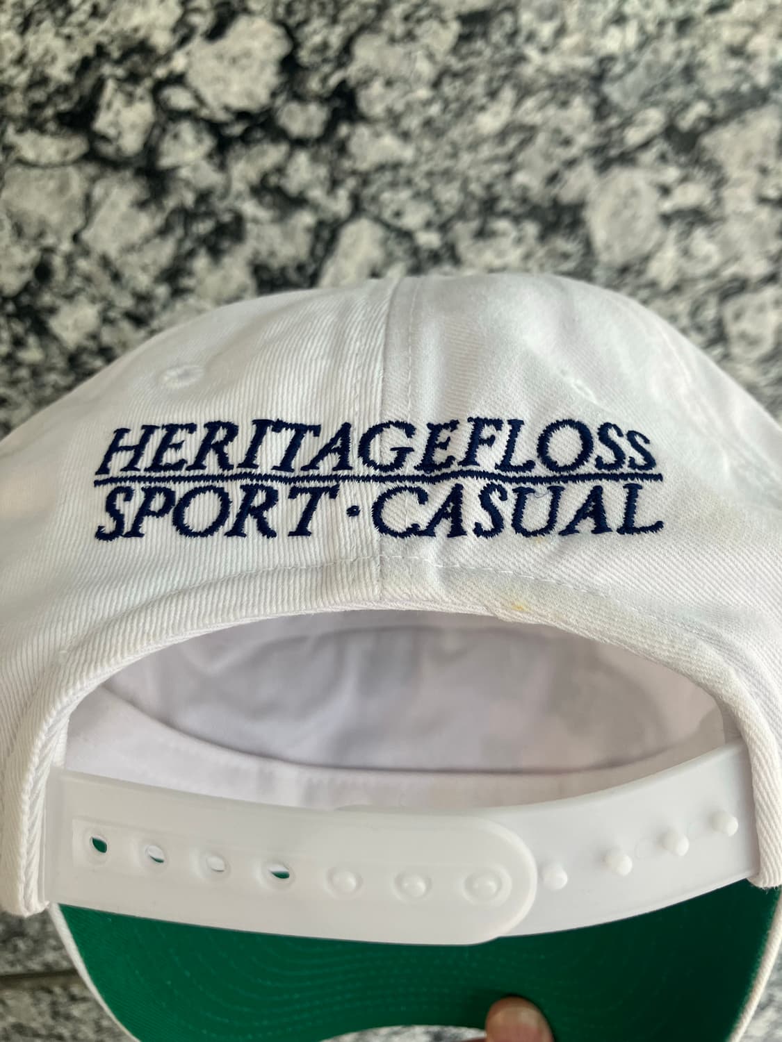 헤리티지플로스 x 필라 화이트 볼캡 캡 모자 상품이미지4