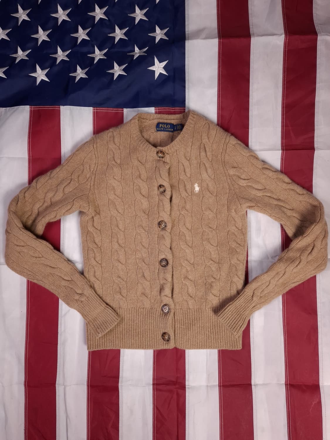 새제품 신형 오리지날 랄프로렌폴로 우먼용 울 케이블 상품이미지1