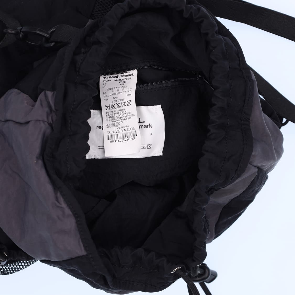 노매뉴올 스트링 백팩 가방 N7445 상품이미지3