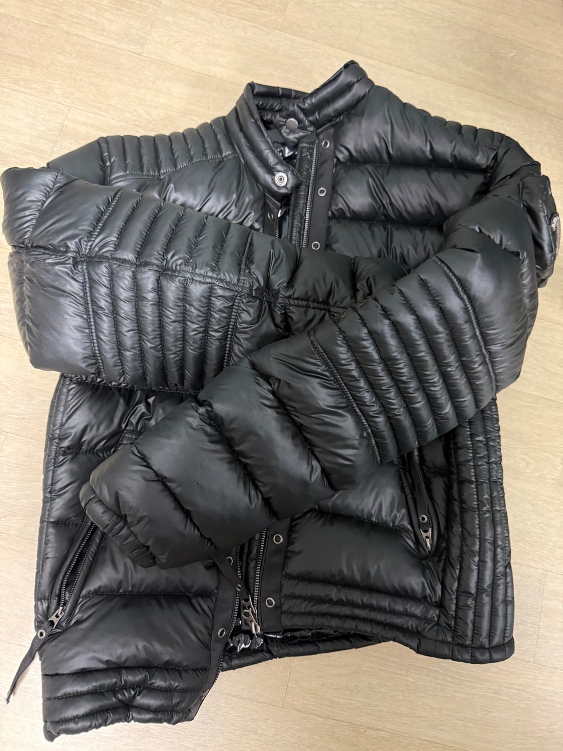 배드블러드 바이퍼31-2 미드웨이트 바이커 푸퍼 패딩 블랙 M 상품이미지2