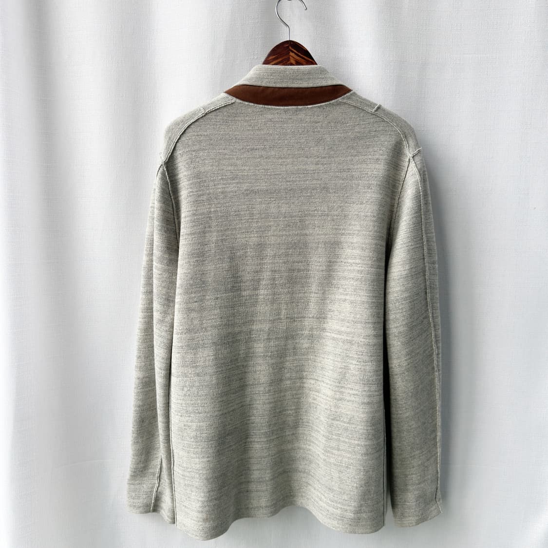 휴고 보스 오렌지 코튼 니트 자켓 가디건 그레이 XL 상품이미지8