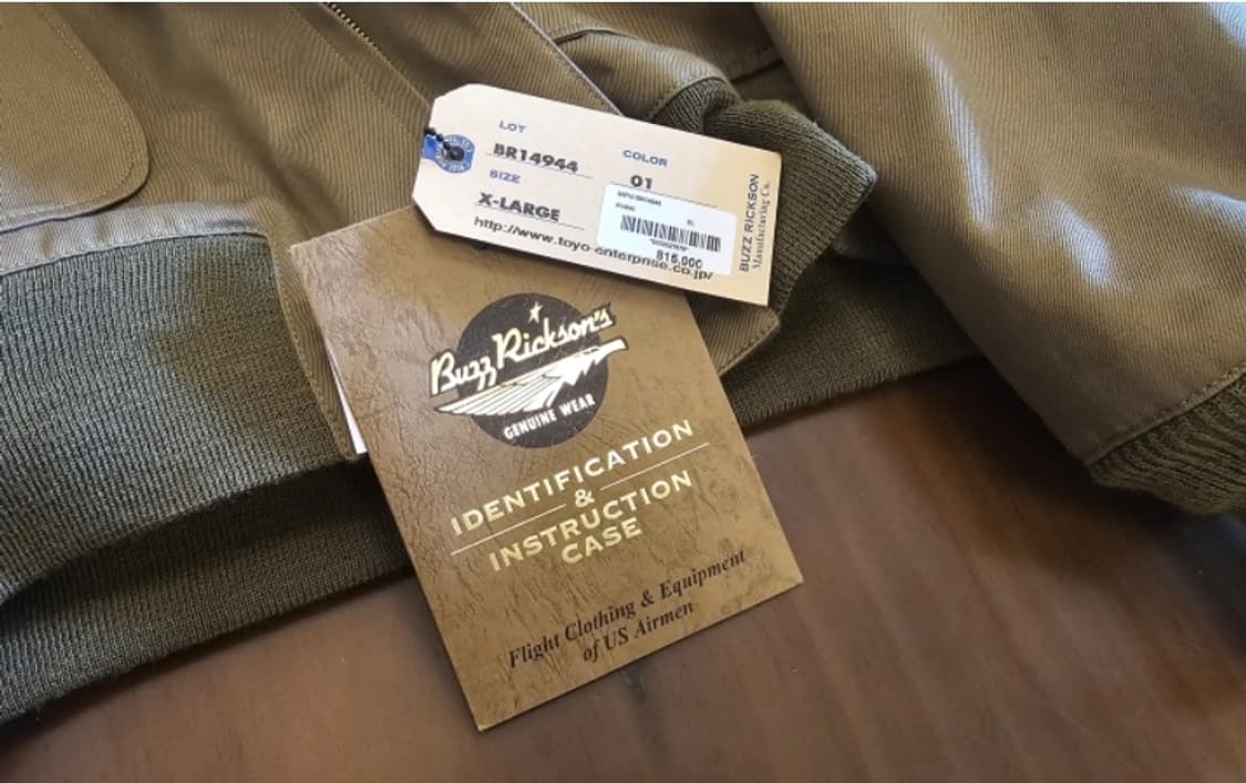 (새상품)버즈릭슨 탱커자켓 XL 상품이미지6