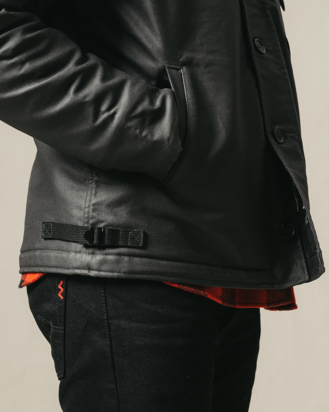 아이언하트 A-2 덱자켓 XXL 블랙 상품이미지2