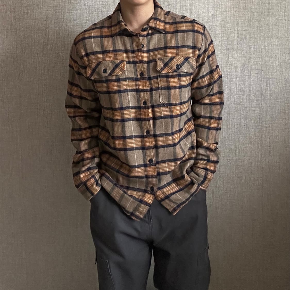 파타고니아 오가닉 코튼 패턴 셔츠 상품이미지1