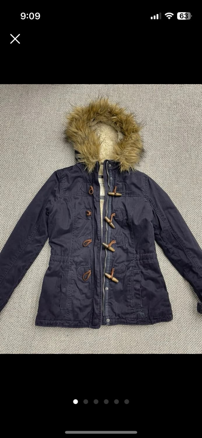 아베크롬비 털안감 더플자켓 여S 상품이미지1