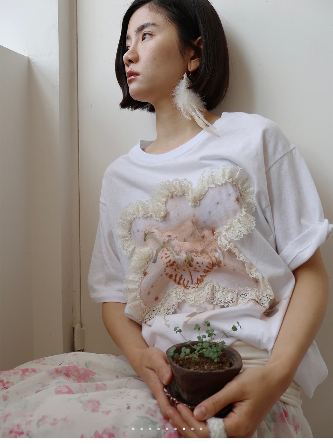콜로신스 반팔 티셔츠 KIDDY & LADYBUG T-SHIRT WHIT 상품이미지3