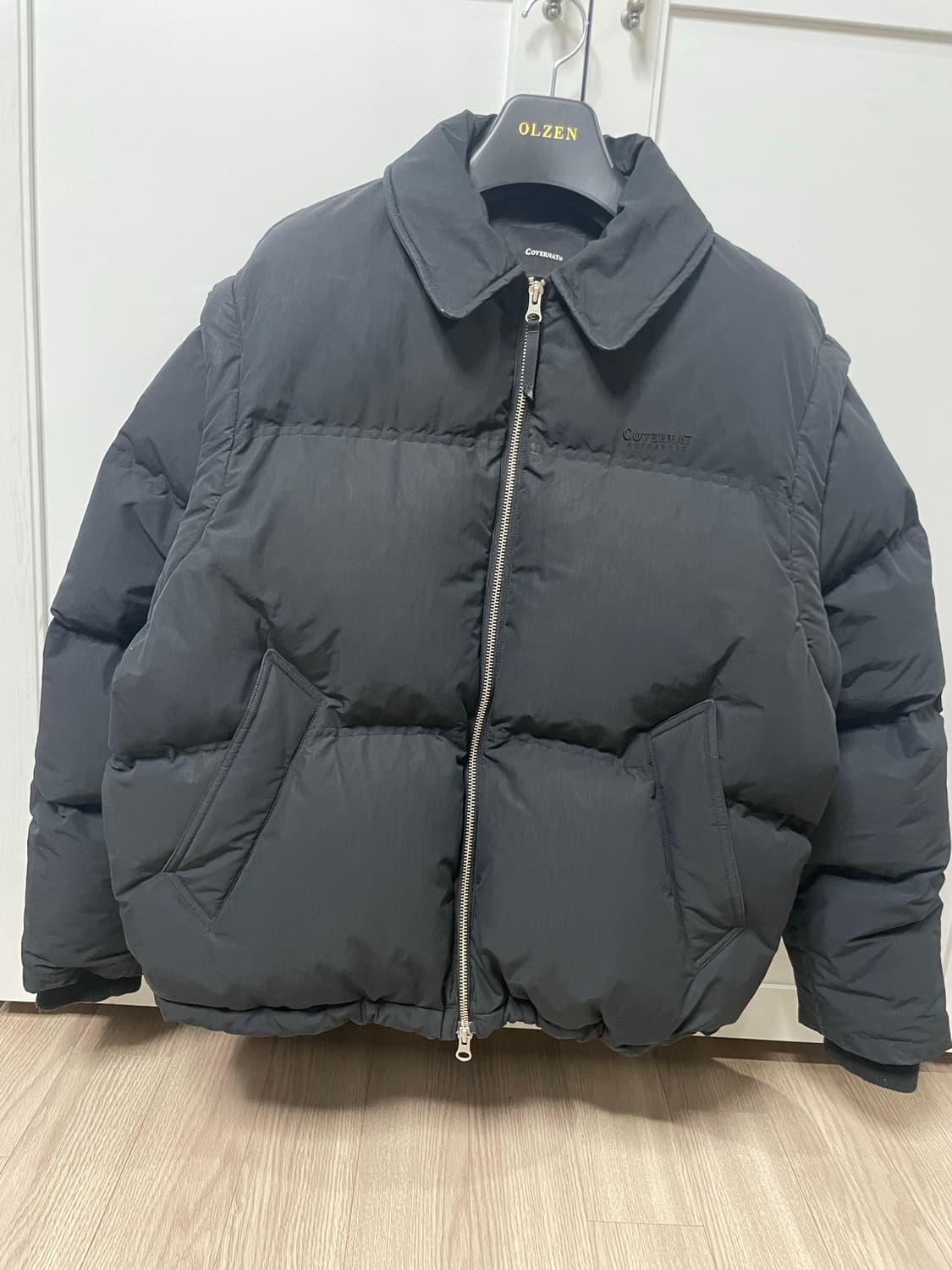 커버낫 RDS 디테쳐블 카라 다운 숏 푸퍼 상품이미지1