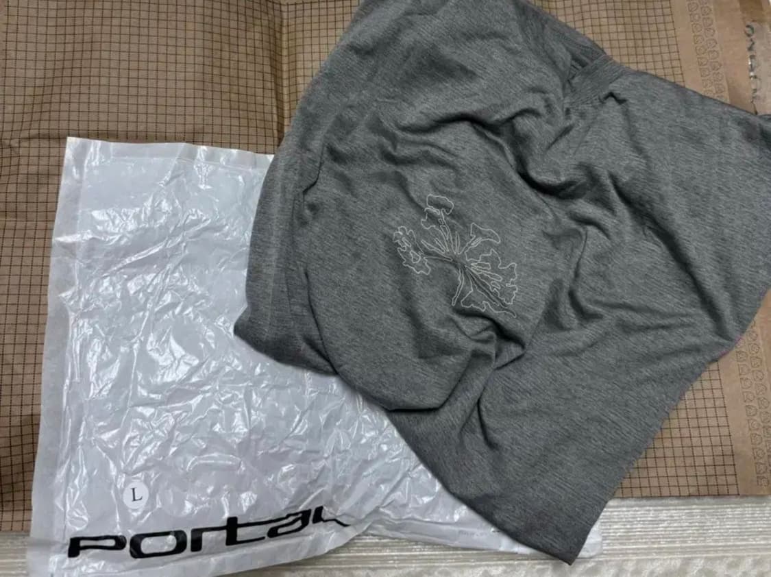 포탈 포탈러닝 portal 그레이 티셔츠 L 상품이미지4