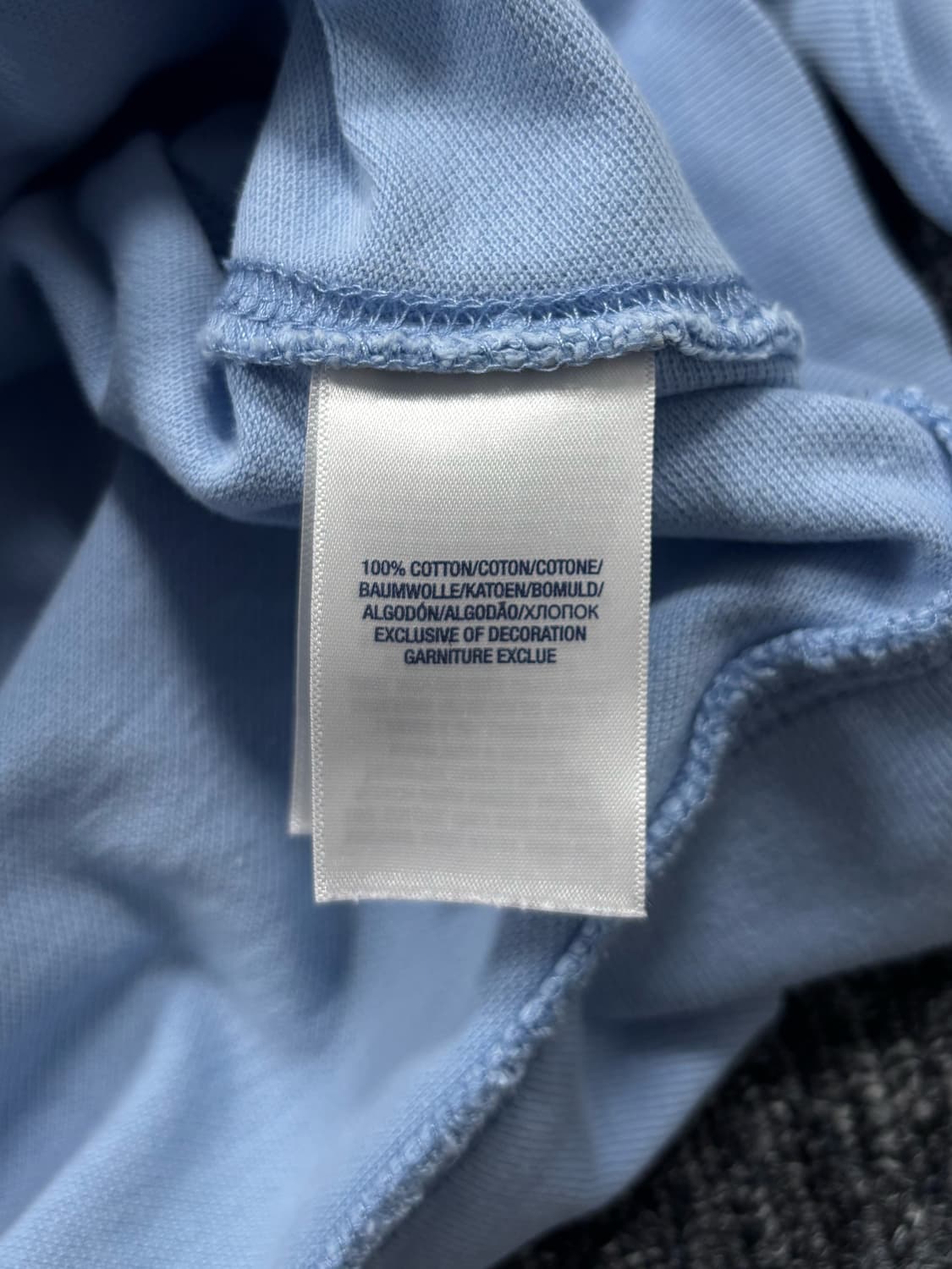 폴로 빅포니 블루 후드집업 상품이미지6