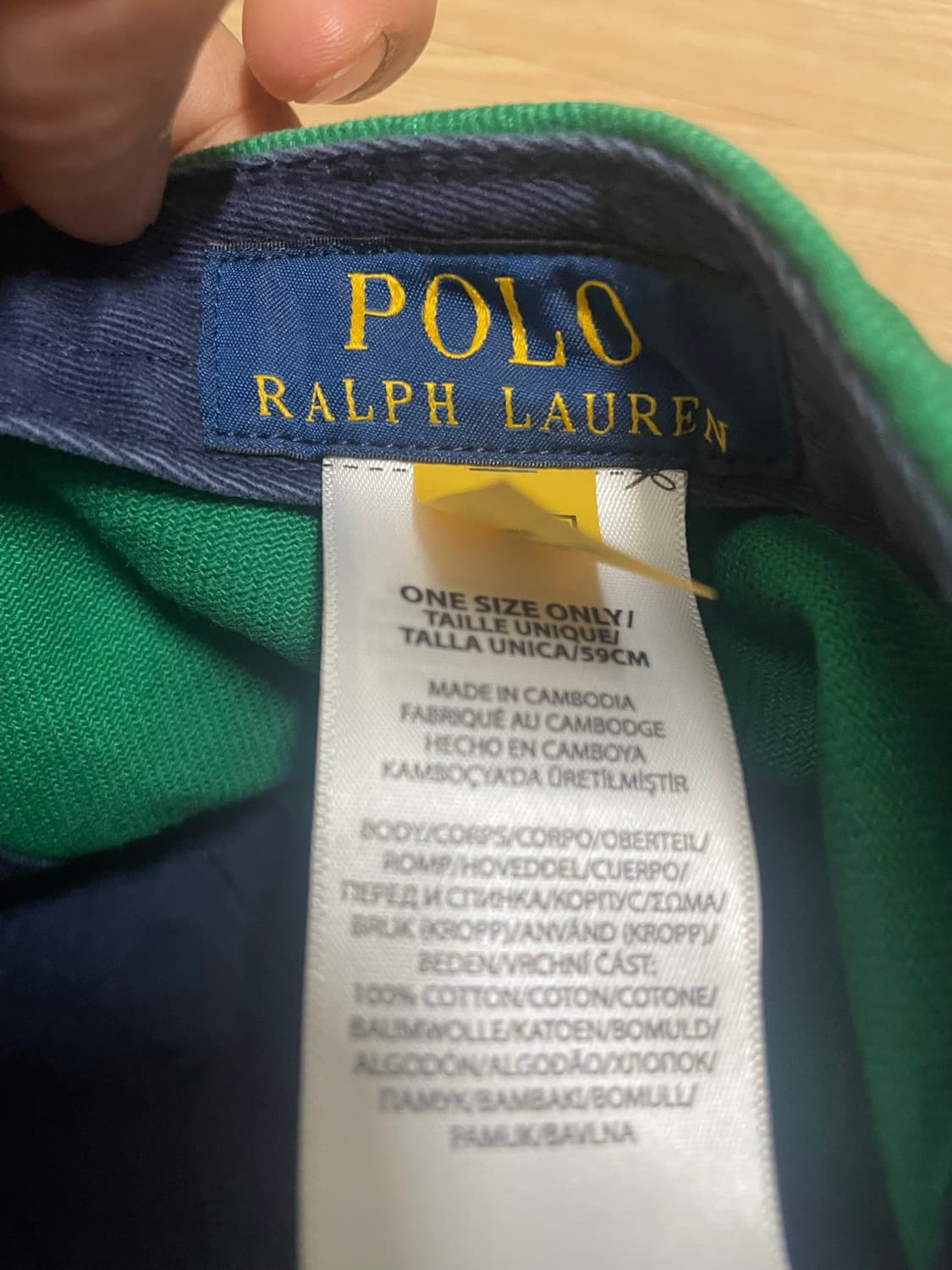 폴로 아플리케 트윌 볼캡(그린) 상품이미지6