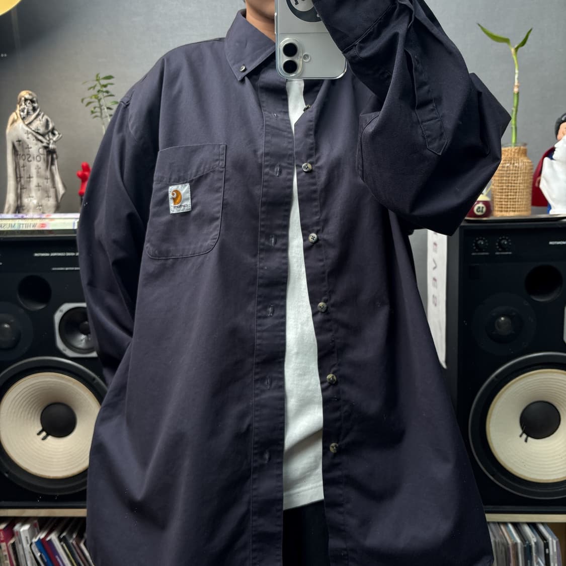 칼하트 네이비셔츠 상품이미지1