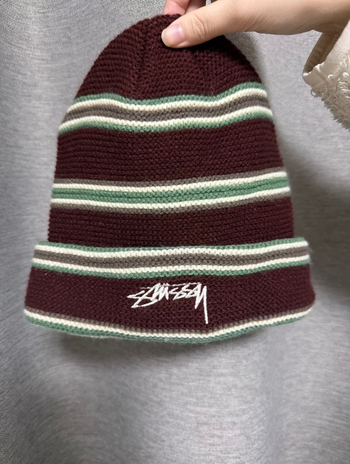 스투시 스트라이프 비니 상품이미지1