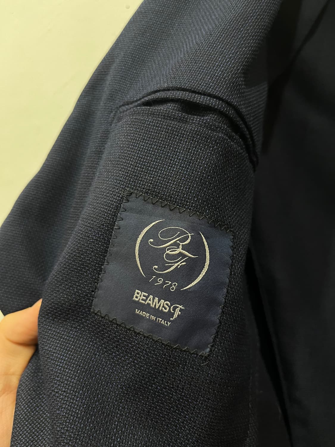빔즈 에프 Beams F 울 블레이저 자켓 Made in ITALY 상품이미지2