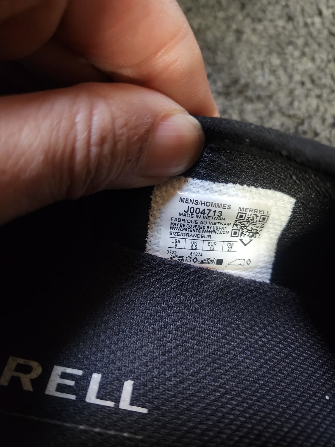 머렐 블랙 스웨이드슬라이드 뮬 비브람창   상품이미지2