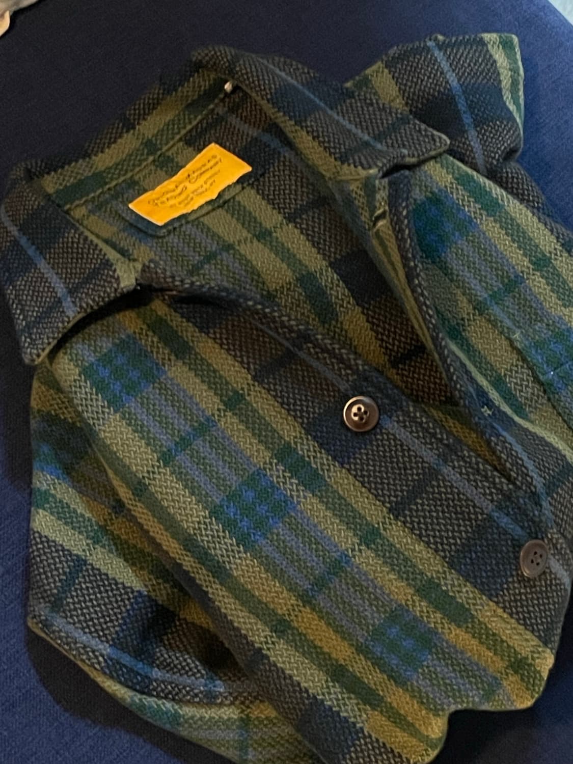 오리지널 마드라스 체크패턴 저켓 팝니다 상품이미지5