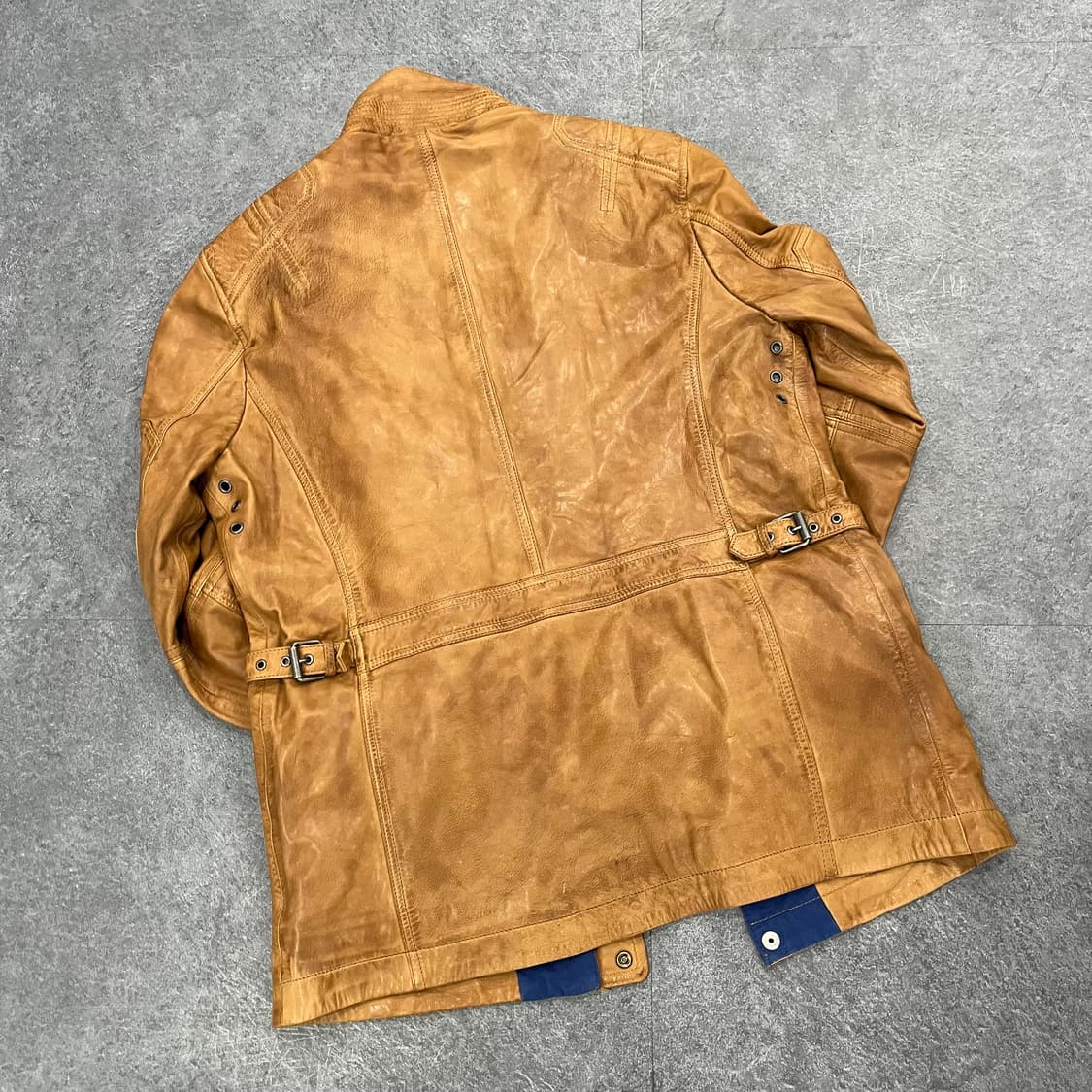 나파피리 리얼 레더 자켓 상품이미지2