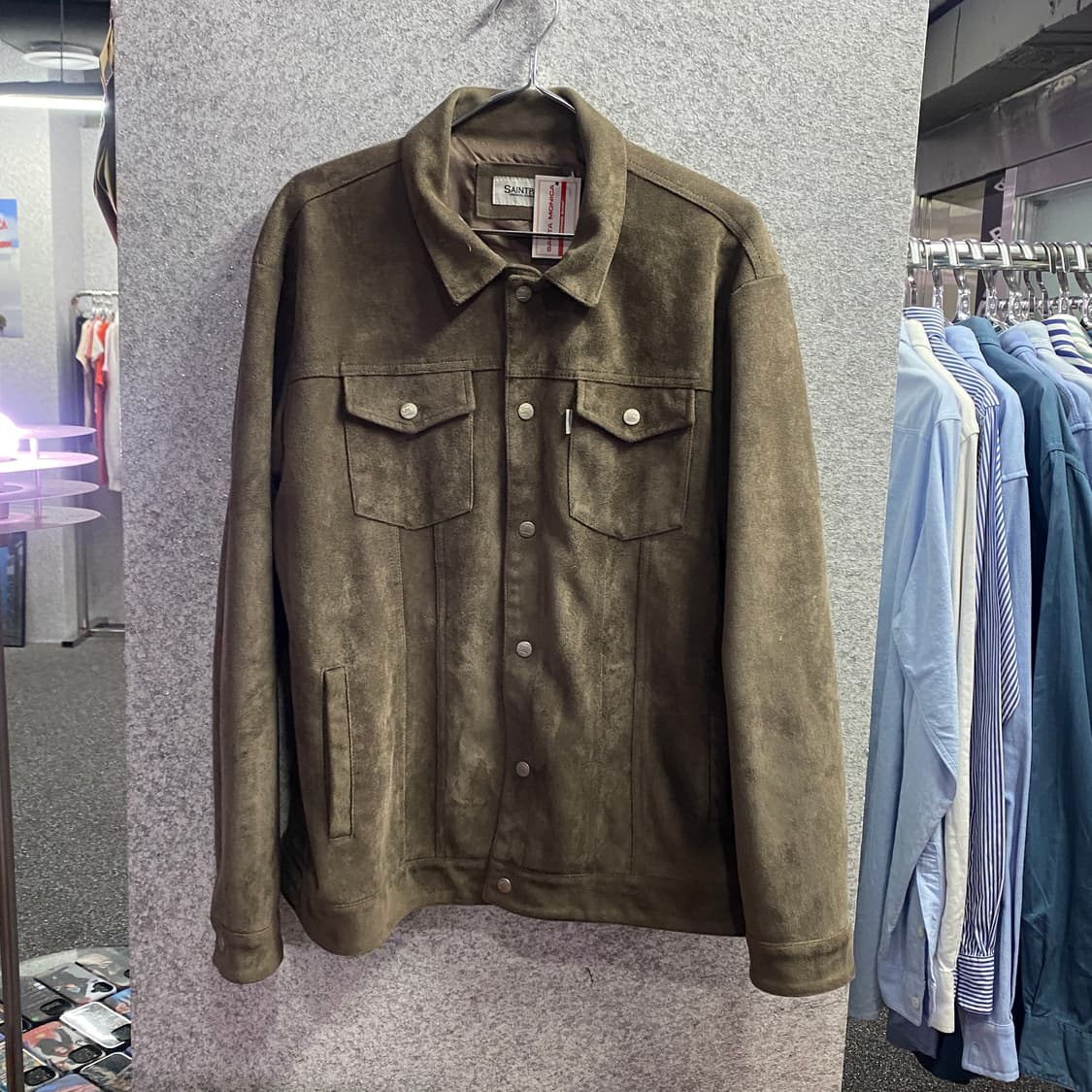 세인트페인 멀티포켓 브라운 벨벳 자켓 B3174 상품이미지2