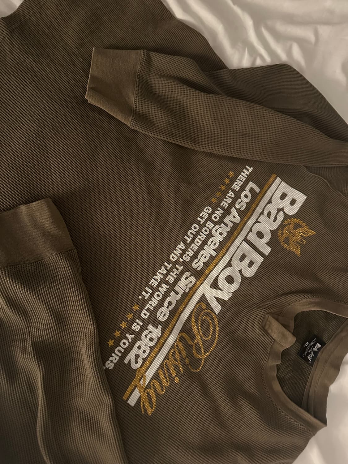 bad boy 와플 롱슬리브 상품이미지3