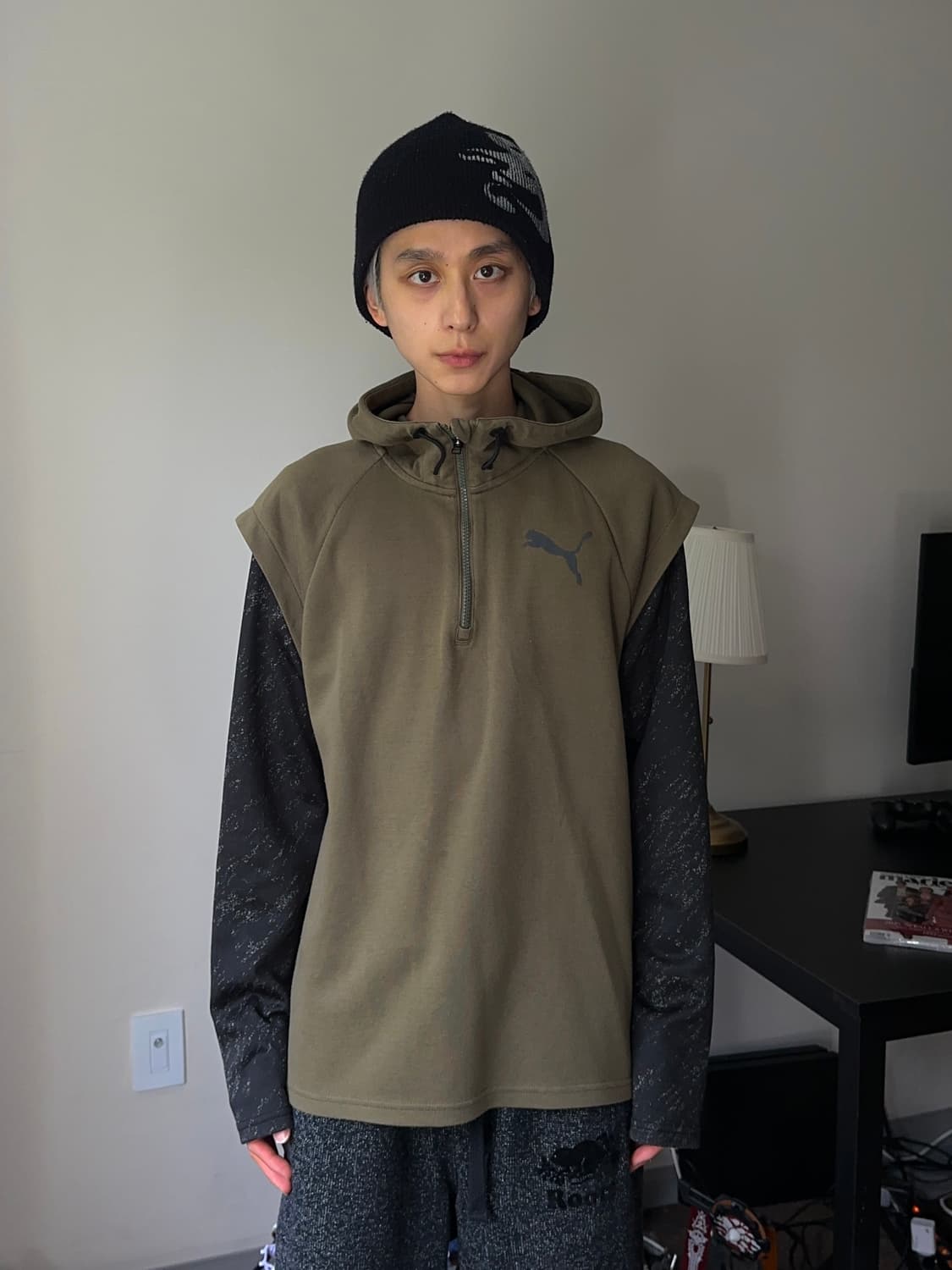 Puma 레이어링 스웻 아노락 상품이미지2