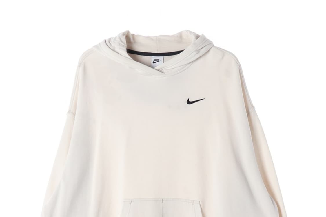 나이키 크림 스몰 로고 후드티 L 상품이미지3