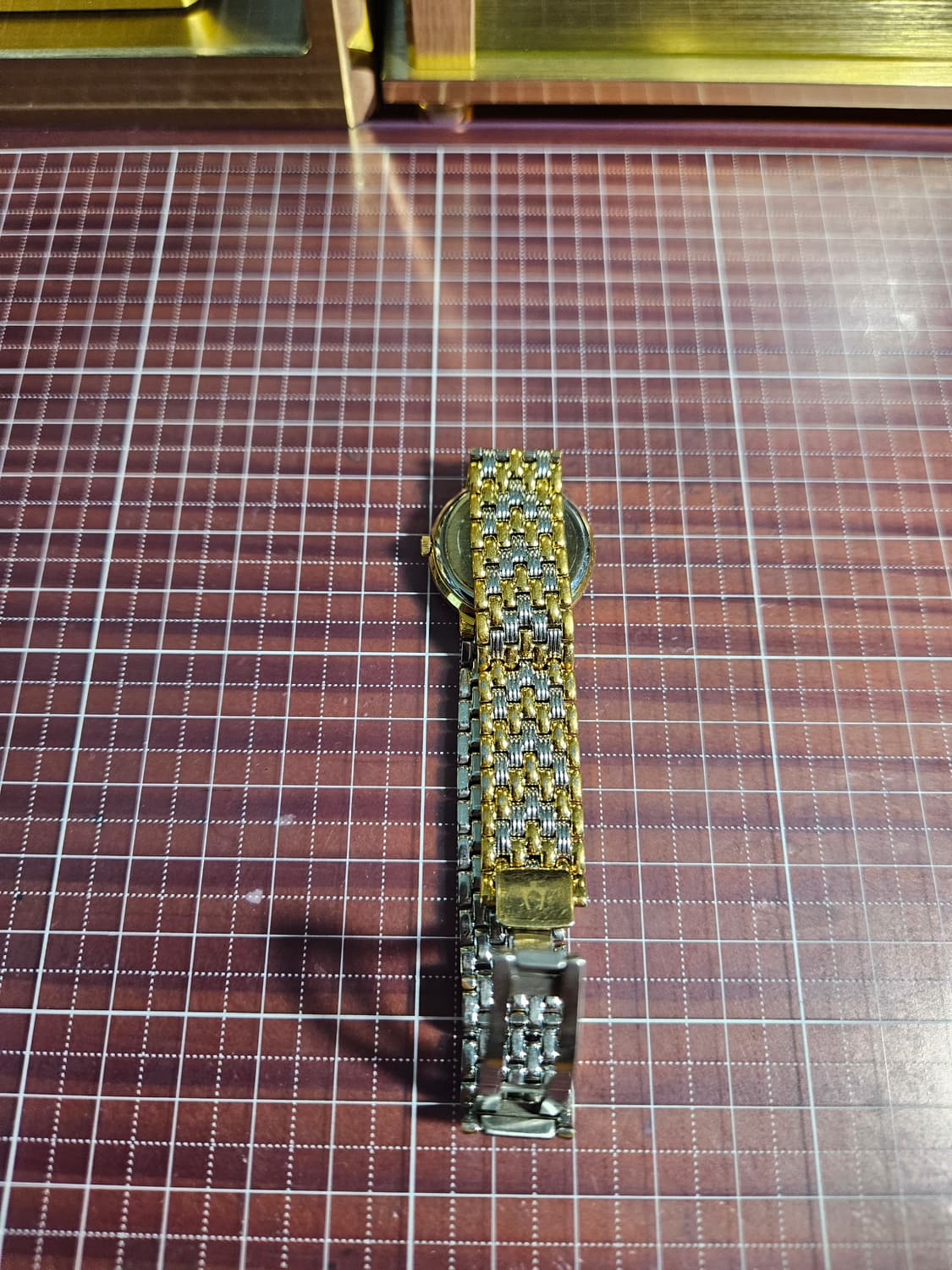 부로바 다이아몬드 여성용 콤비 쿼츠 시계 상품이미지4