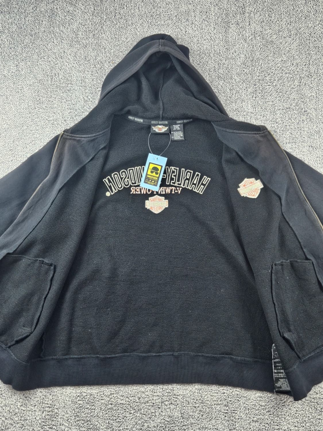 할리데이비슨 V-TWIN POWER 스웻 후드집업 ( L )/ 11316 상품이미지9