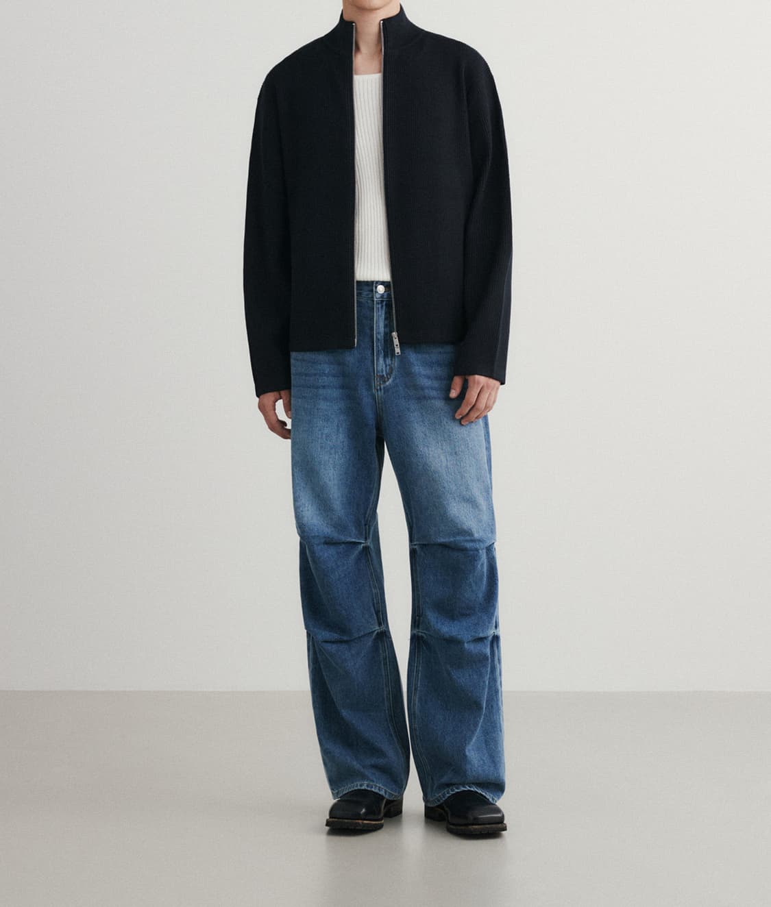 새상품(L)수아레 파라밍고 파라슈트 데님팬츠 상품이미지1