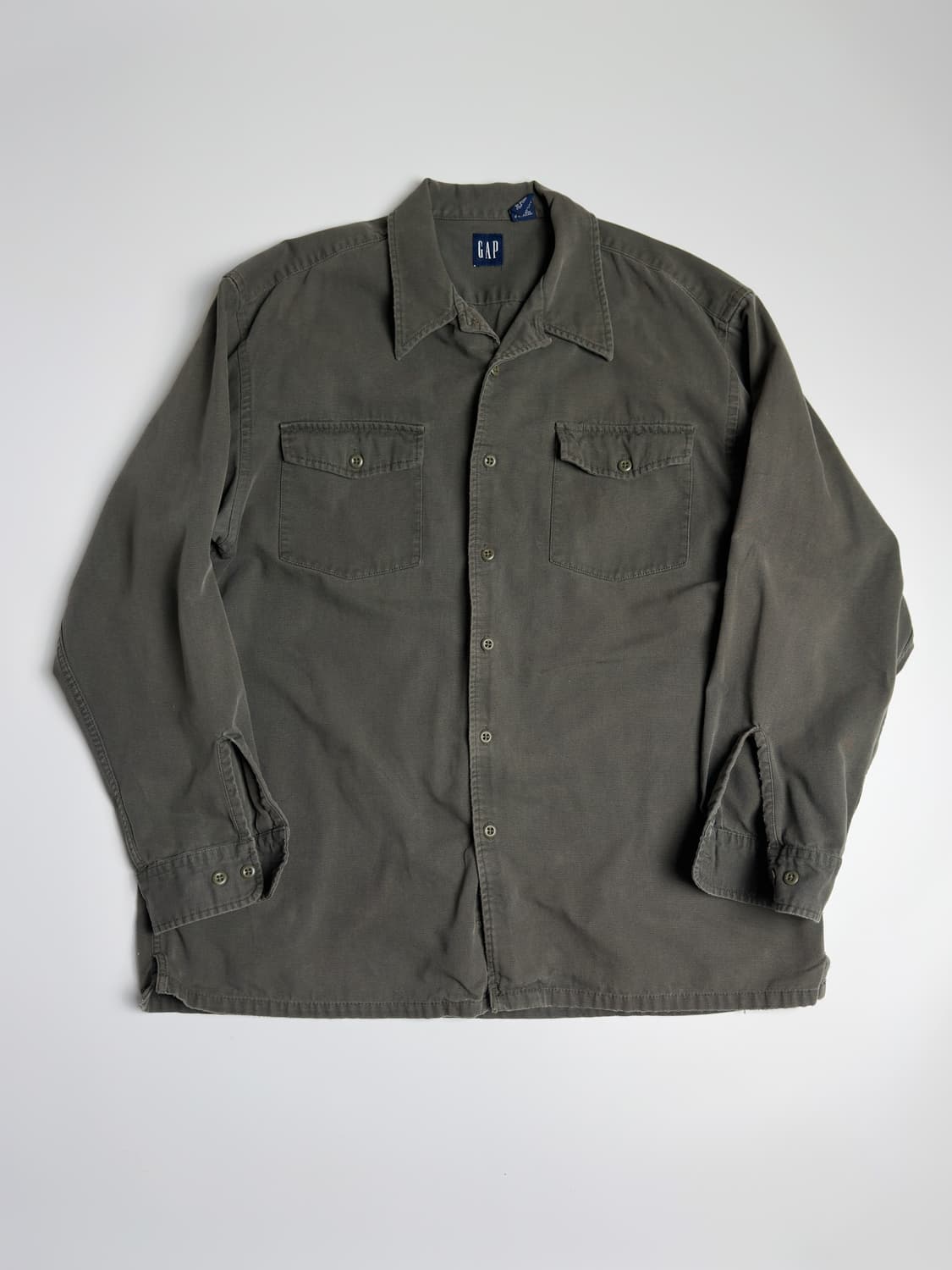 올드갭 해비코튼 오픈카라셔츠 상품이미지1