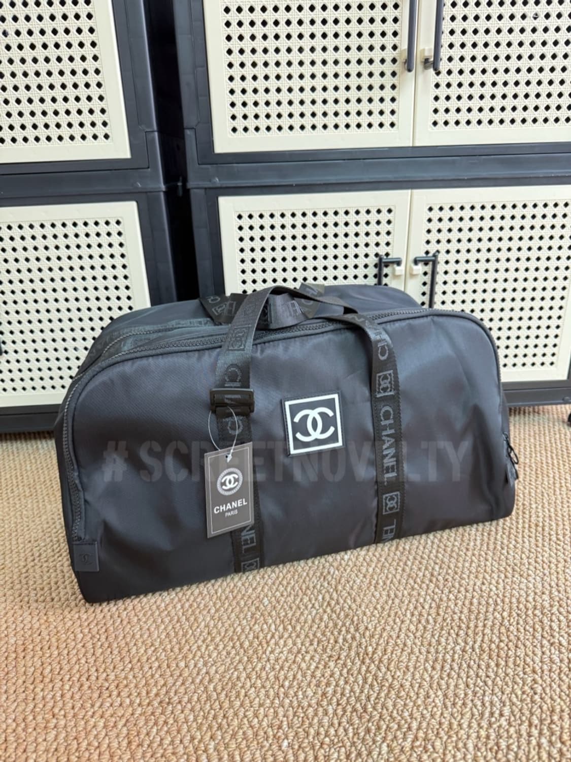 샤넬뷰티 보스턴백 여행가방 블랙 무료배송 상품이미지6