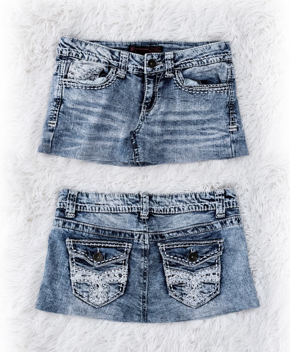 로우라이즈 데님 미니SK 상품이미지1