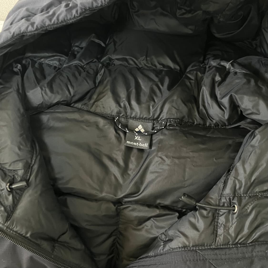 블랙) 몽벨 800 재팬 네이지 다운파카 경량 패딩 XL 상품이미지4